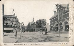 Lockerman & State Str Dover, DE Postcard Postcard Postcard