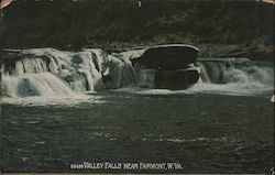 Valley Falls Near Fairmont, W. Va Postcard