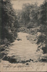 Rockaway River from Arch Bridge Boonton, NJ Postcard Postcard Postcard