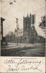 First Methodist Episcopal Church Lancaster, PA Postcard Postcard Postcard