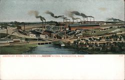 American Steel and Wire Co., South Works Worcester, MA Postcard Postcard Postcard