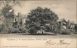 Wyndhurst, J. W. Sloane Residence Lenox, MA Postcard Postcard Postcard