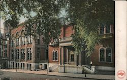 Public Library Postcard