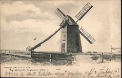 The Windmill, Nantucket 1746 Postcard
