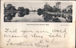 Lower Shawme Lake Postcard