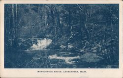 Monoosnock Brook Leominster, MA Postcard Postcard Postcard