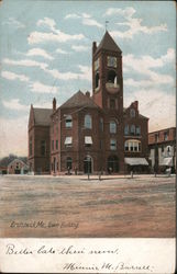 Town Building Brunswick, ME Postcard Postcard Postcard