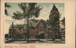 Williston Church, Birthplace of Christian Endeavor So. Postcard