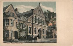 Public Library Postcard