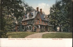 Residence "Charles Dudley Warner" Postcard