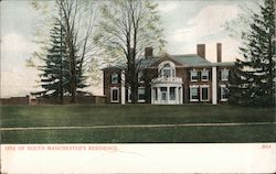 One of South Manchester's Residence New Hampshire Postcard Postcard Postcard
