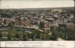 View of the City from the Capitol Postcard