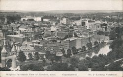 Wright's Panoramic View of Hartford, Conn. Connecticut Postcard Postcard Postcard