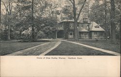 Home of Chas Dudley Warner Hartford, CT Postcard Postcard Postcard