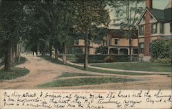 Union Street, corner of Elm Postcard