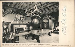 Grill Room, Mask and Wig Club, University of Pennsylvania Philadelphia, PA Postcard Postcard Postcard
