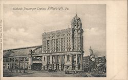 Wabash Passenger Station Postcard