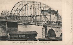 Sixth Ave. Bridge, Allegheny River Postcard