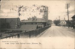 Lehigh Valley Railroad Station Postcard