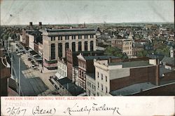 Hamilton Street Looking West Postcard