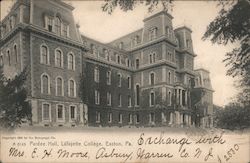 Pardee Hall, Lafayette College Postcard