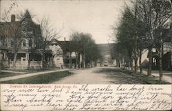 Diamond St. Looking North, Newberry Postcard