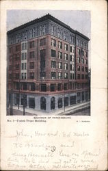 Souvenir of Parkersburg - Union Trust Building Postcard