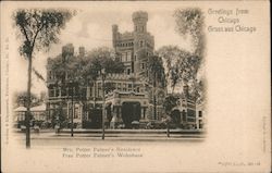 Mrs. Potter Palmer's Residence Postcard