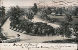 Scene in River View Park Postcard