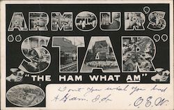 Armour's "Star" "The Ham What Am" Postcard