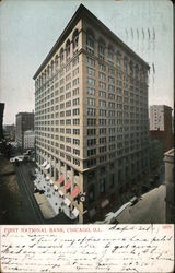 First National Bank Postcard