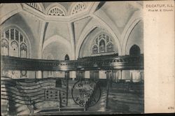 First M.E. Church Decatur, IL Postcard Postcard Postcard