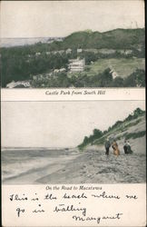Castle Park from South Hill, On the Road to Macatawa Postcard