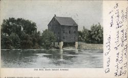 Old Mills, Rock Island Arsenal Postcard