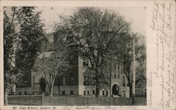 High School Quincy, IL Postcard Postcard Postcard