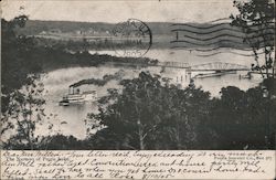 The Narrows of Peoria Lake Postcard
