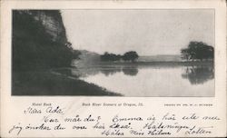 Rock River Scenery Oregon, IL Postcard Postcard Postcard