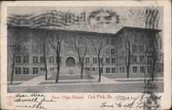 New High School Oak Park, IL Postcard Postcard Postcard