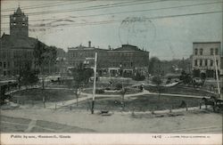 Public Square Monmouth, IL Postcard Postcard Postcard