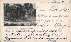 Lakeside Hotel Deproft & Herbertz Postcard