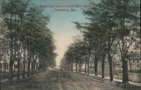 Residential View of South Main Street Charleston Missouri