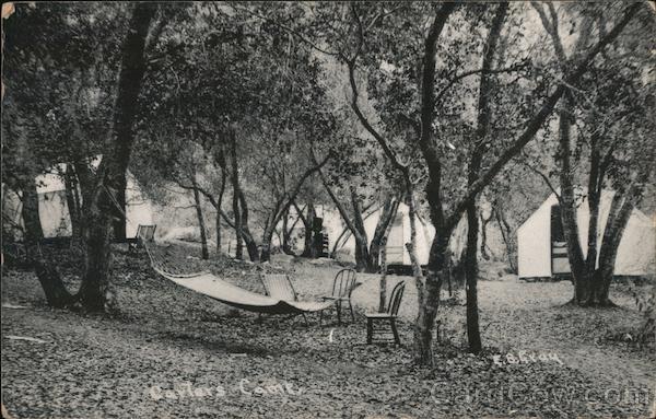 Carters Camp, Sierra Madre Canyon Los Angeles California