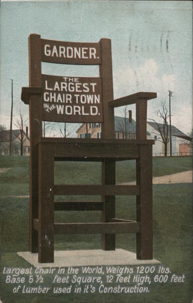 Largest chair in the world Gardner Massachusetts