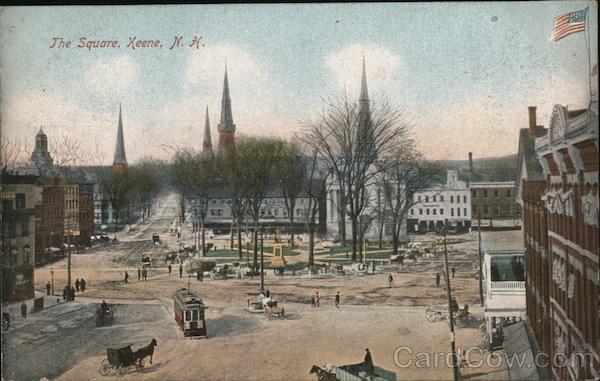 View of The Square Keene New Hampshire