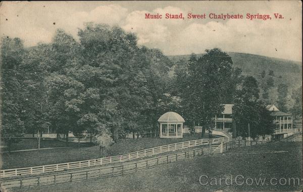 Music Stand, Sweet Chalybeate Springs Jordan Mines Virginia
