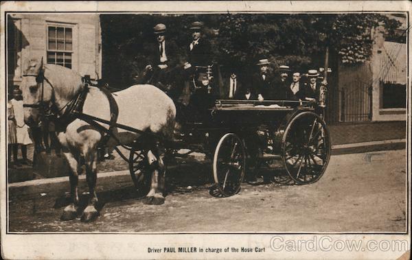 Union  Steam Fire Engine Driver Paul Miller Lebanon Pennsylvania