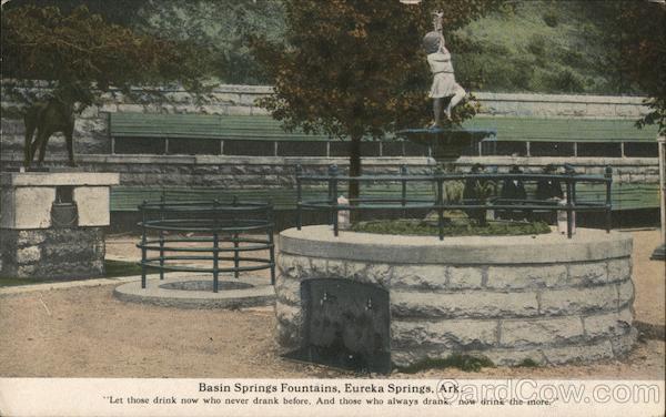 Basin Springs Fountain Eureka Springs Arkansas