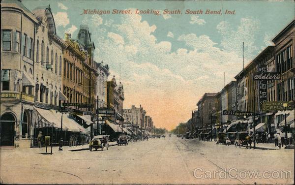 Michigan Street, Looking South South Bend Indiana
