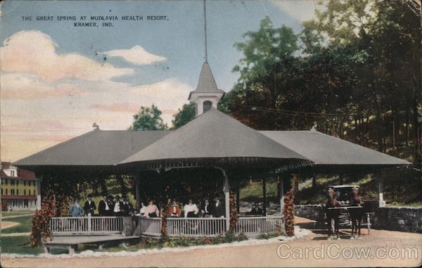 The Great Spring at Mudlavia Health Resort Kramer Indiana