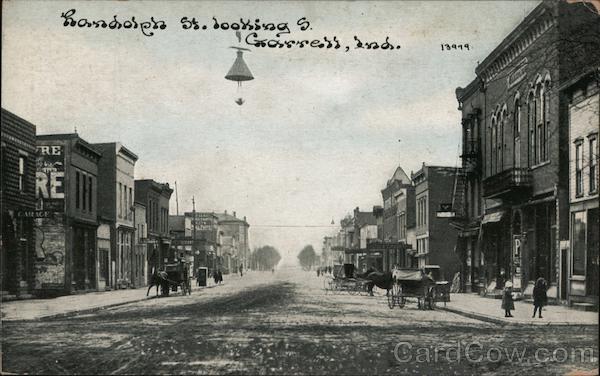 Randolph St. Looking South Garrett Indiana